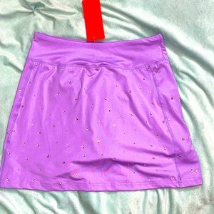 XS NWT AB rhinestone Purple Tennis Skort